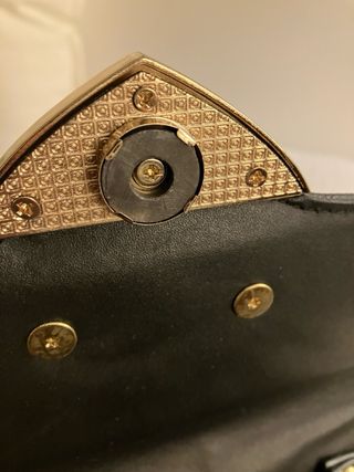 Borsa Camomilla pois nera con cuore