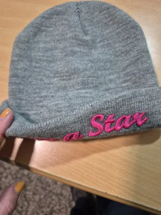 Gorro niña Soy una estrella rosa