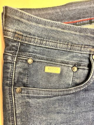 Pantalón Vaquero Gucci Azul