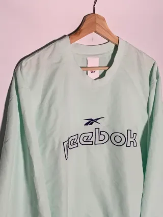 Chubasquero Reebok vintage, cortavientos jersey