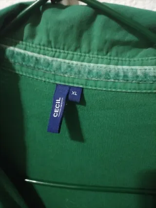 Camiseta manga larga verde Talla XL