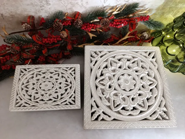 2 Caixas Decorativas Estilo Boho