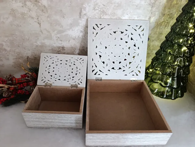 2 Caixas Decorativas Estilo Boho