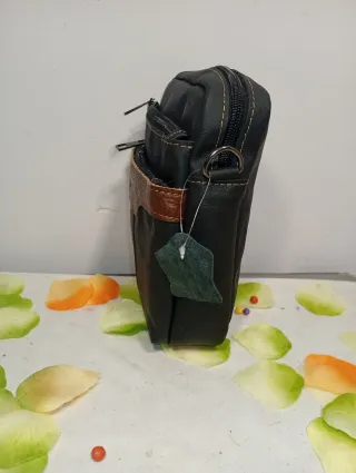 Bolso bandolera piel Genuine Leather