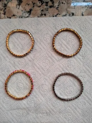 PULSERAS Brillo elásticas