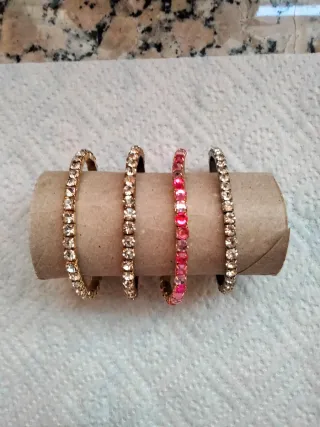 PULSERAS Brillo elásticas