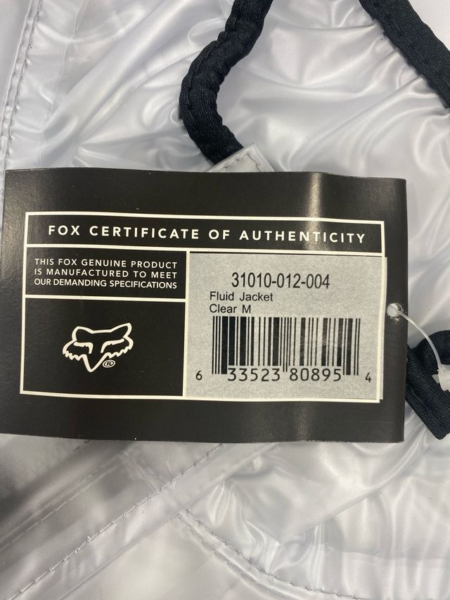 Chubasquero Fox Transparente