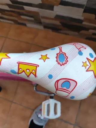 Bicicleta infantil rosa 16 pulgadas