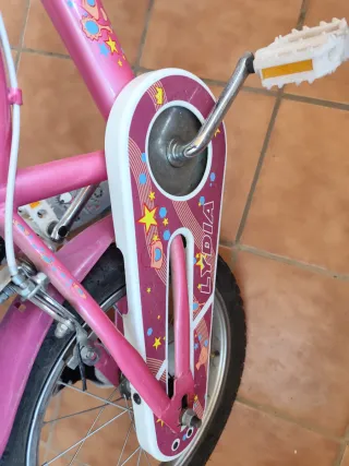 Bicicleta infantil rosa 16 pulgadas