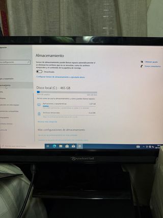 Ordenador de sobremesa HP Negro