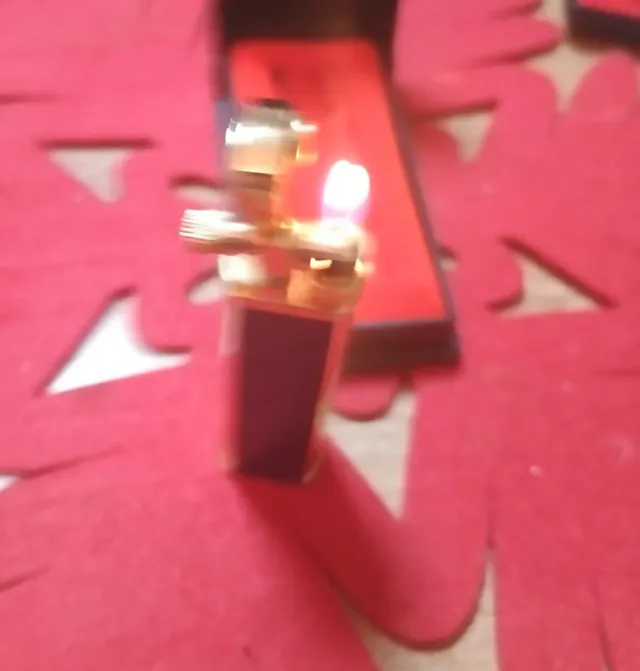 Encendedor Hadson Moonlite Dorado y Azul