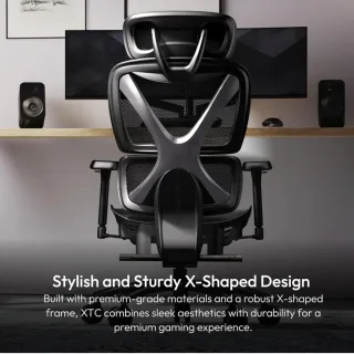 Sedia da Gaming Ergonomica ThunderX3 XTC Nera