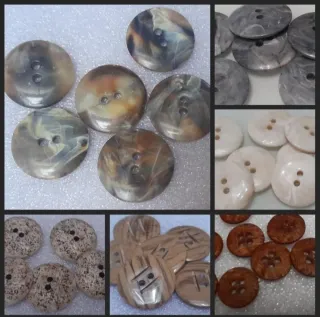 Lote 18 botones- 9 modelos