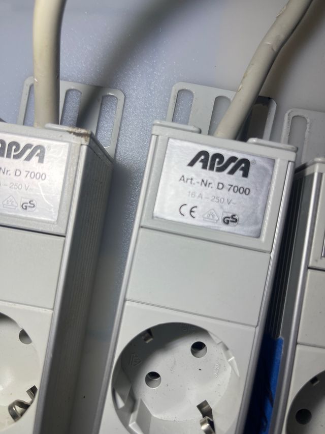 Regleta prese rack Apsa D 7000