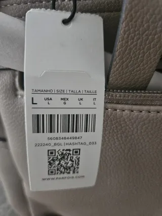 Mochila Parfois Bege