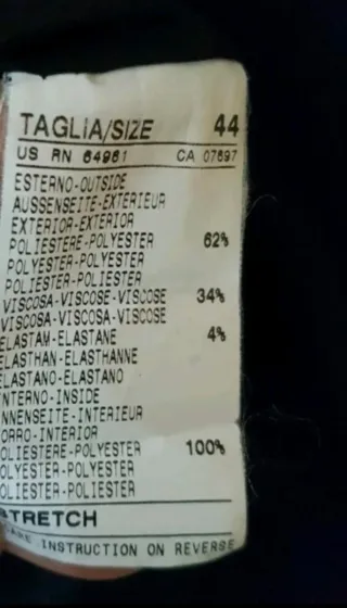 Chaqueta Benetton Negra