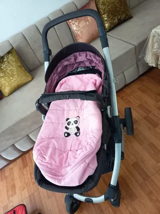 Carro de bebé completo 2 piezas y mochila del bebe