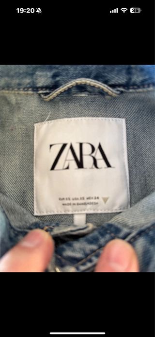 Cazadora Vaquera Zara Mujer