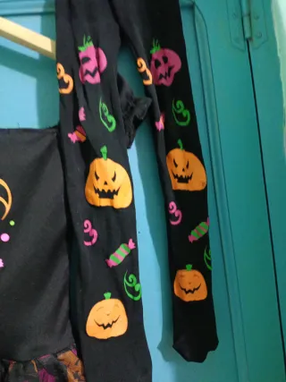Vestido Halloween Calabaza 3-6 años,