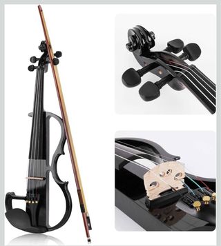 Violín Vangoa 4/4 Negro Completo