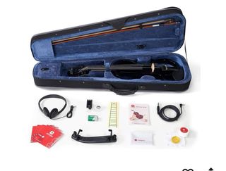 Violín Vangoa 4/4 Negro Completo