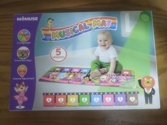 Alfombra Musical Infantil 5 Idiomas