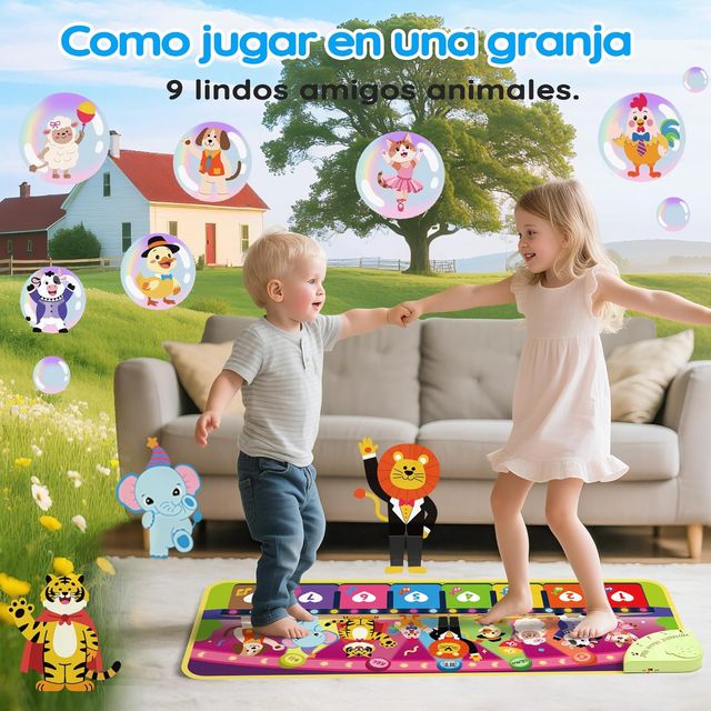 Alfombra Musical Infantil 5 Idiomas