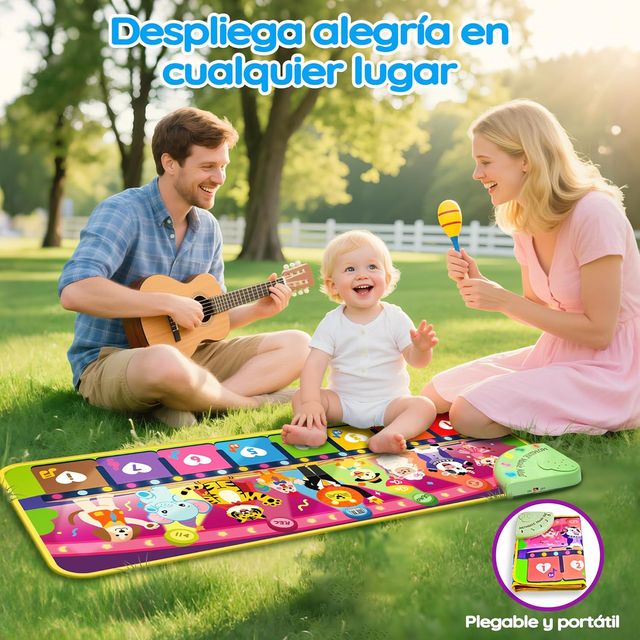 Alfombra Musical Infantil 5 Idiomas