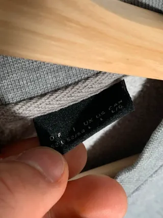 Sudadera Fila vintage, jersey retro Y2K gris