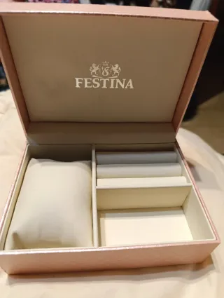 Caja joyero Festina rosa