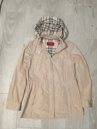 Chubasquero Burberry Talla S Mujer Beige