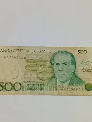 Billete 500 Quinientos Cruzados Colección