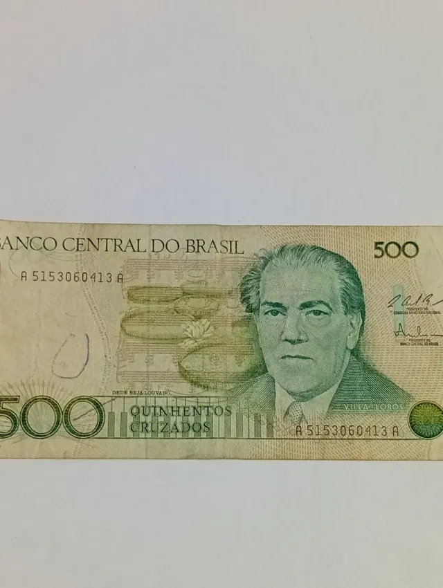 Billete 500 Quinientos Cruzados Colección