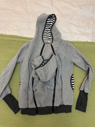 Sudadera de porteo gris