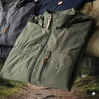 Giacca a vento uomo verde oliva