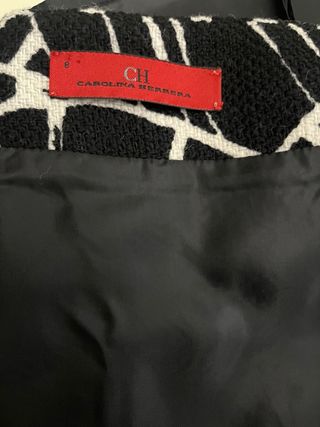 Falda Carolina Herrera Estampado Hojas