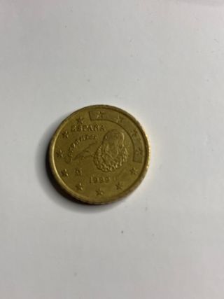 Moneda 50 Cents Cervantes 1999