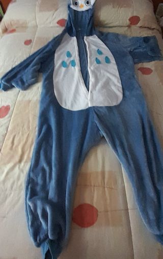 Pijama buho uninex Azul y Blanco