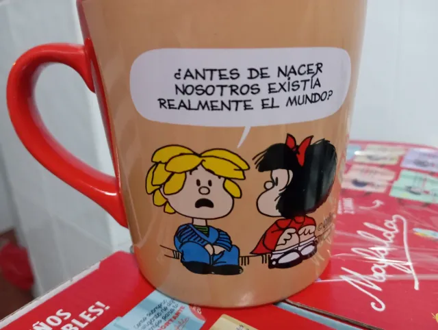 Mafalda taza ¿Antes de nacer...