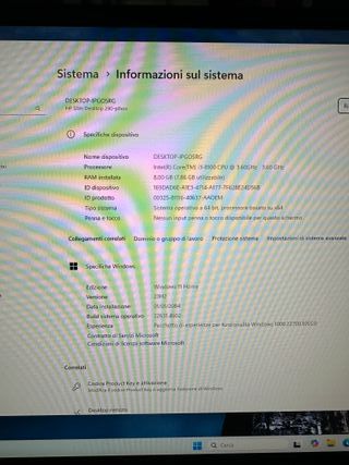 HP 290 i3 8th 8GB 256GB SSD W11 Pro