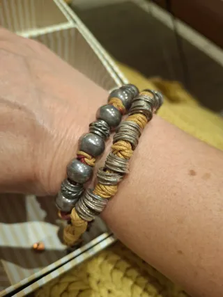 Pulsera Plata de Palo