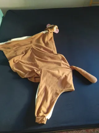 Pijama/Disfraz Ardilla Voladora Adulto