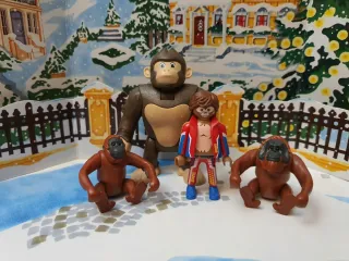 Playmobil Gorila, Orangutanes y Chico mono