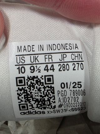 Zapatillas Adidas Duramo RC Unisex Blancas 44