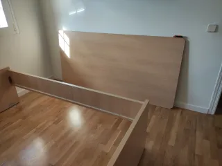 Cama nido madera con 2 colchones