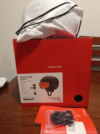 Casco Atomic Savor Visor Photo Negro