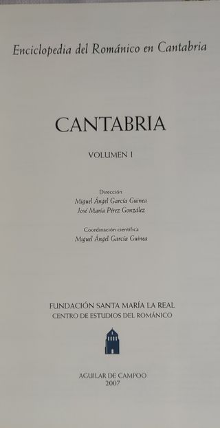 Enciclopedia del románico en Cantabria