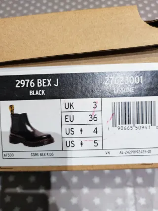 Botas Dr. Martens Junior Negras