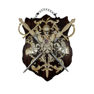 Panoplia decorativa in legno