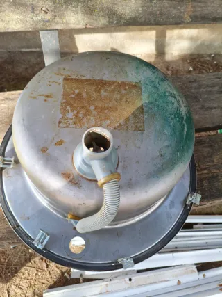 Fregadero redondo acero inoxidable 50cm